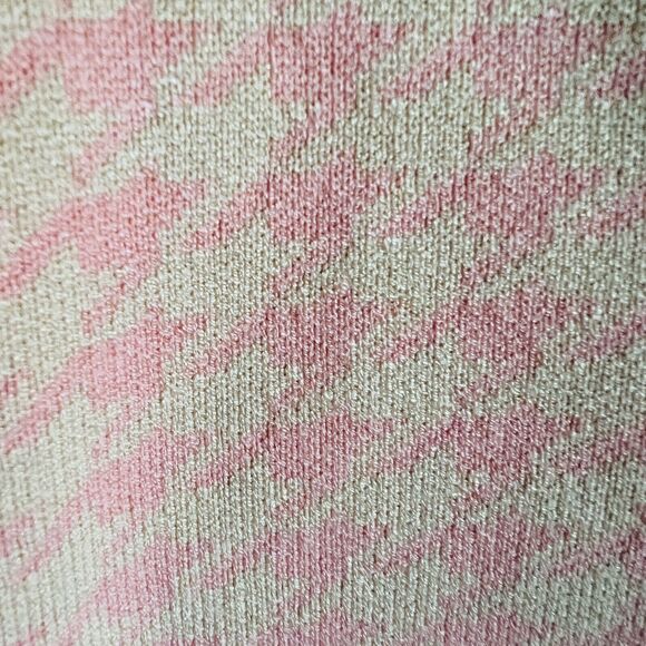SANDRO Salmon Houndstooth Cardigan - 1 (Small) - Picture 5 of 6